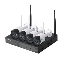 Escam WNK404 4CH Wifi IP камеры Wifi NVR комплект HD 720P Инфракрасный Открытый водонепроницаемый IP66 день/ночное видение ИК-камера безопасности
