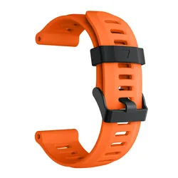 26mm Silicone Sport Watchband Strap Replacement - Fashion Smart Accessory for 26mm (Orange)