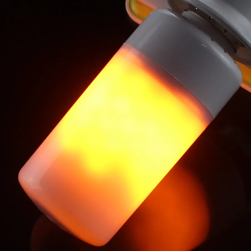 Светодиодный светильник с пламенем E27 E14 B22 SMD2835, 5 Вт, 9 Вт, AC85-265V, 1400-1600 K, режим третьей передачи, имитационный динамический светильник с пламенем