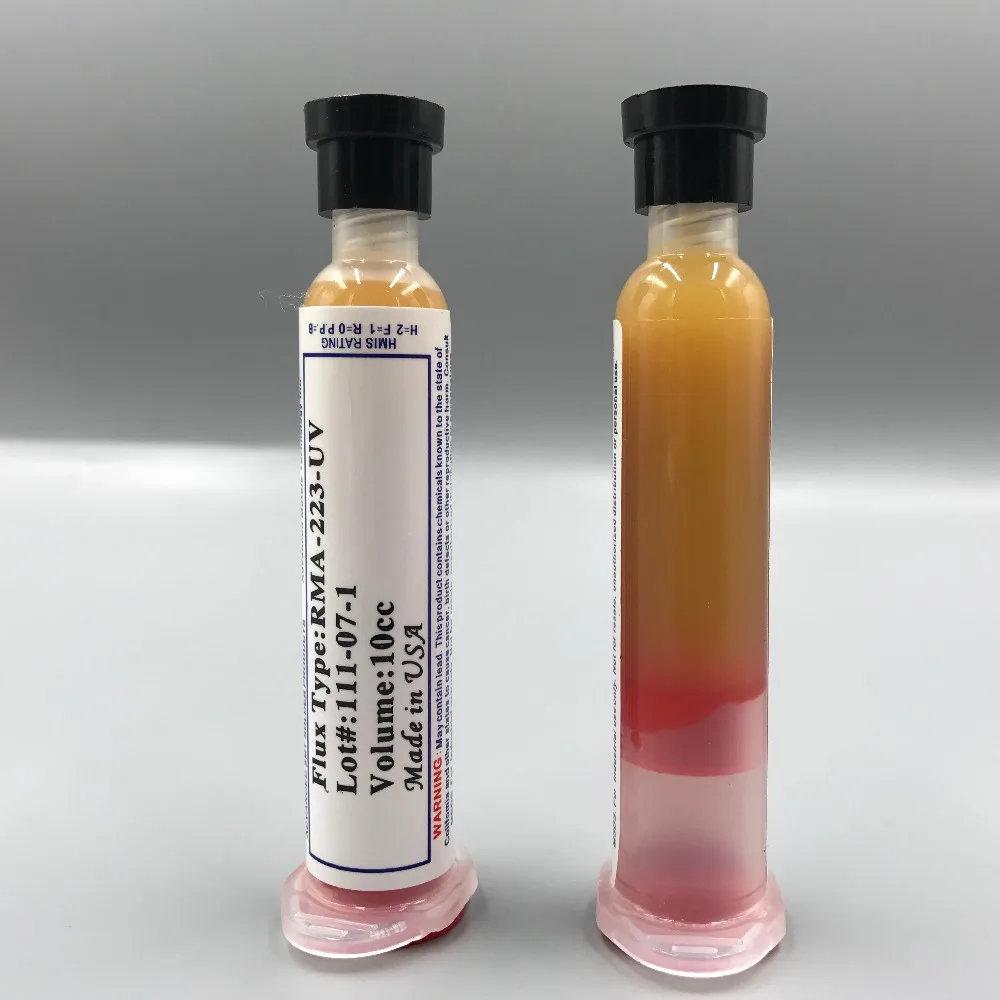 RMA-223 Solder Soldering Paste Flux Grease RMA-223-UV 10cc for LED BGA SMD PGA Top Sale In Stock Free Shipping