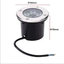 Светодиодный светильник 3 Вт, 5 Вт, 10 Вт, водонепроницаемый напольный светильник, напольный светильник для улицы, наземный, ландшафтный, садовый, дорожка, погребенный двор, 85-265 в, 12 В, IP68