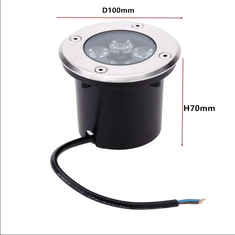 

LED Underground light 3W 5W 10W Waterproof Floor Lamp Outdoor Ground Spot Landscape Garden Path Buried Yard 85-265V DC12V IP68