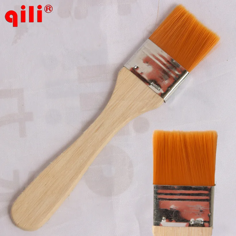 50pcs/lot Qili Easy To Clean Wooden Cleaning Brush Wood Handle Nylon