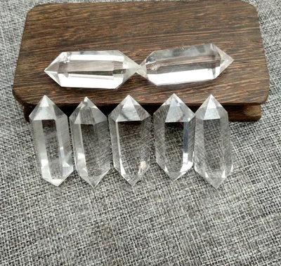 3-7 см натуральная белая флюоритовая, Хрустальная кварцевая кристаллическая каменная точечная лечебная шестиугольная палочка лечебный камень D3