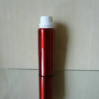 

Free shipping 300ml thickening aluminum olive oil bottles red color 300ml aluminum essential oil bottles chemical bottle