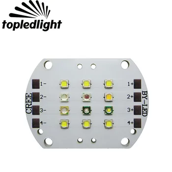 

Customize 4 Channel DIY Fish Aquarium Coral Led Modules Emitter Lamp Lighting Cree XPE XP-E + Epileds + Cree XPG2 XP-G2