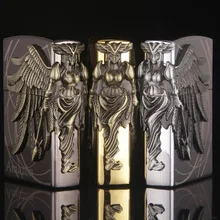 Женский воин доспехи серии шлифовальный круг пламени зажигалки, металлические зажигалки, прикуриватель, Подарочная коробка Упаковка