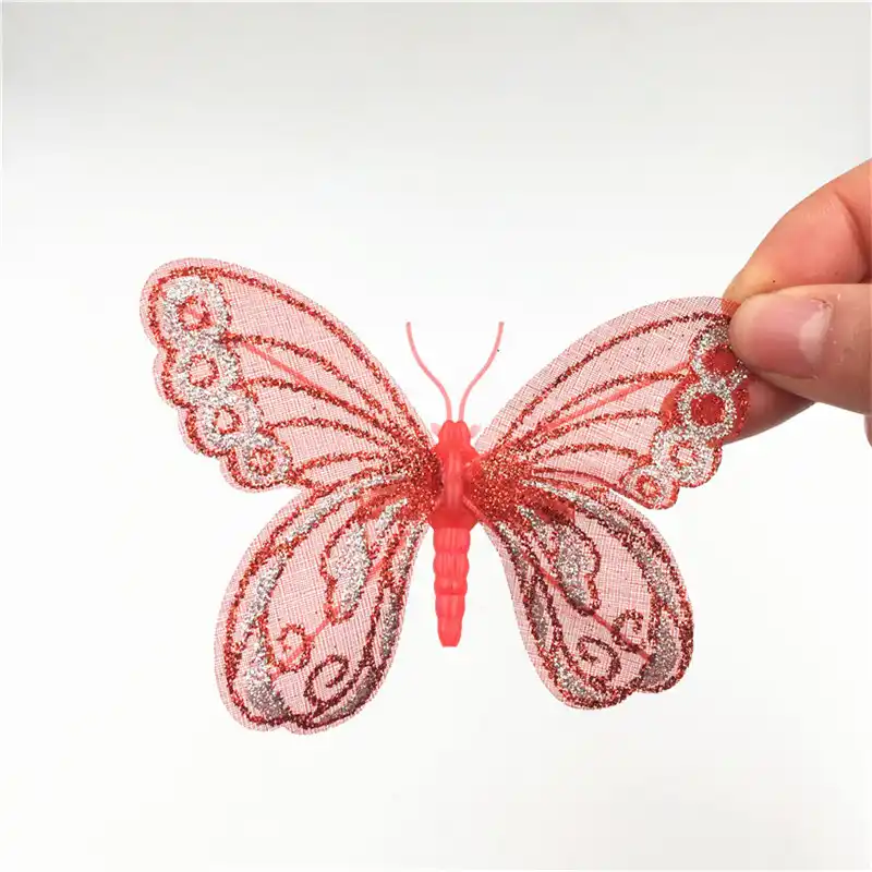 6 Pieces Lot Hanging Butterflies Curtain Butterfly Wedding