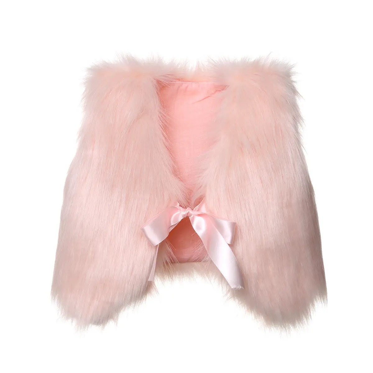 

Fashion Baby Girls Winter Coats Faux Fur Toddler Kids Vest Waistcoat Cute Princess Baby Children Warm Jackets Coats Outwear