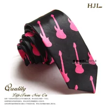 Полиэстер Шелковый Повседневная узкий галстук Симпатичные Музыка тема галстук женщин и мужчин ноты галстук