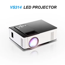 VS314 LED Mini Projector Full HD 1500 Lumens 800 x 480 Pixels 0 9 6M Home