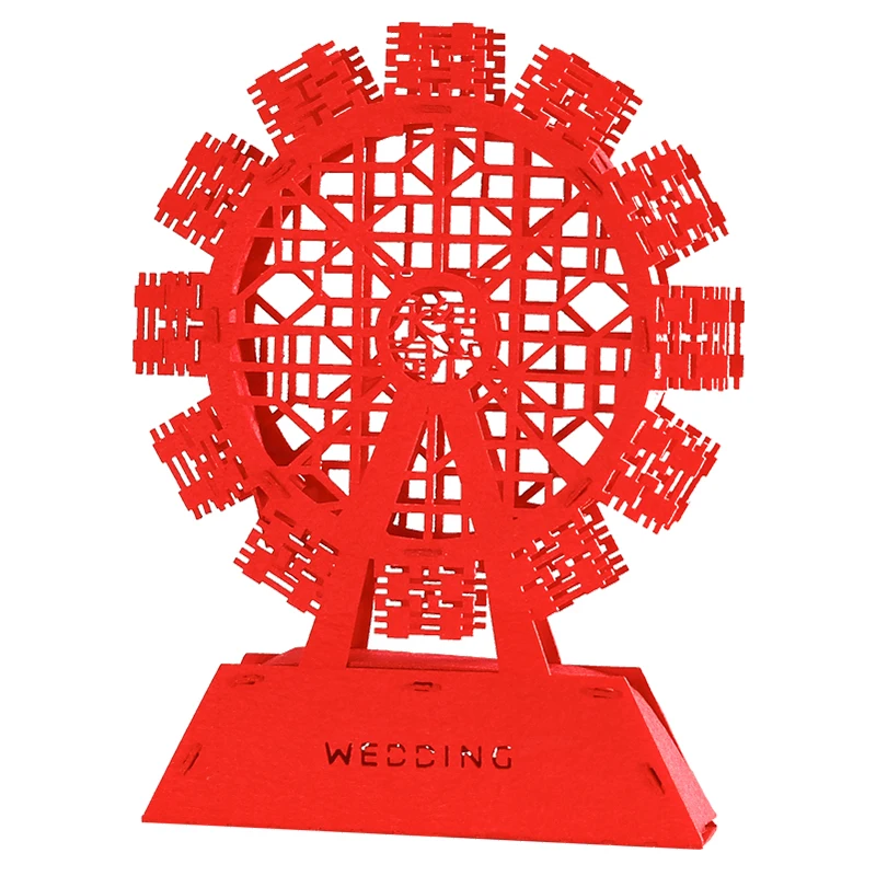 

Wedding supplies, creative wedding, wedding room, new house, decoration, wedding, non-woven, hi word, Ferris wheel decoration