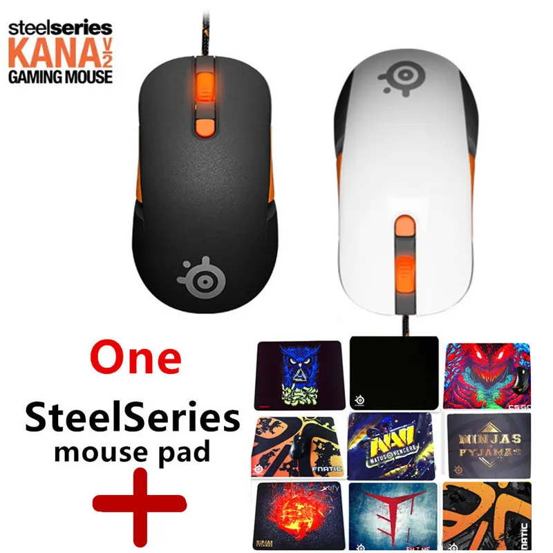 Free shipping original SteelSeries Kana V2 mouse Optical Gaming Mouse & mice Race Core Professional Optical Game Mouse