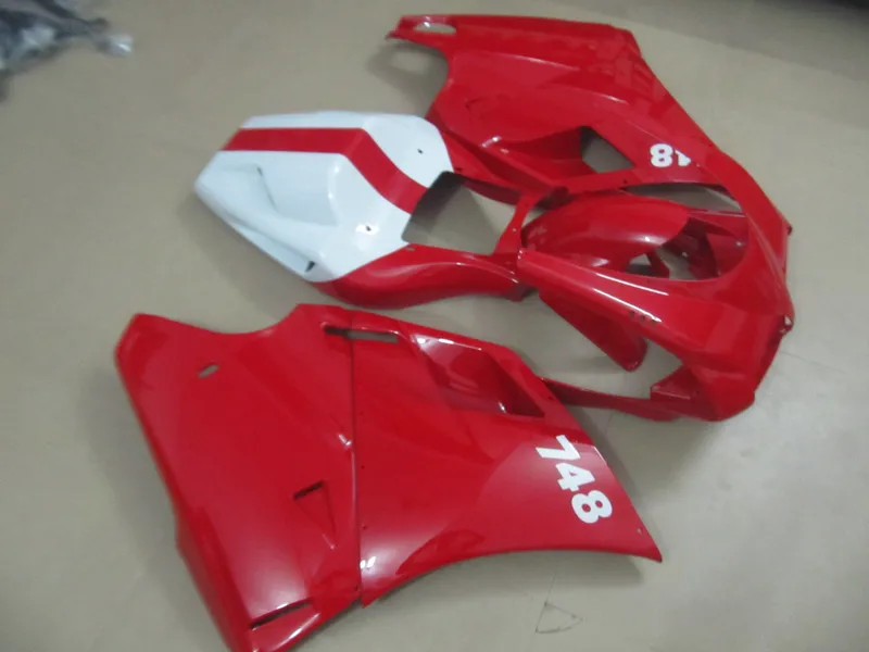

Injection mold Fairing KIT for DUCATI 748 916 996 998 03 04 05 2003 2005 Ducati ducati Red white Fairings set+7gifts DB06