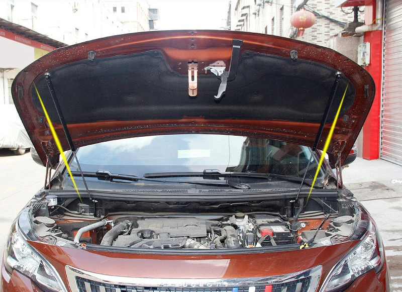 Для Peugeot 3008GT 5008GT 2016 2019 черная крышка двигателя опорная штанга гидравлическая