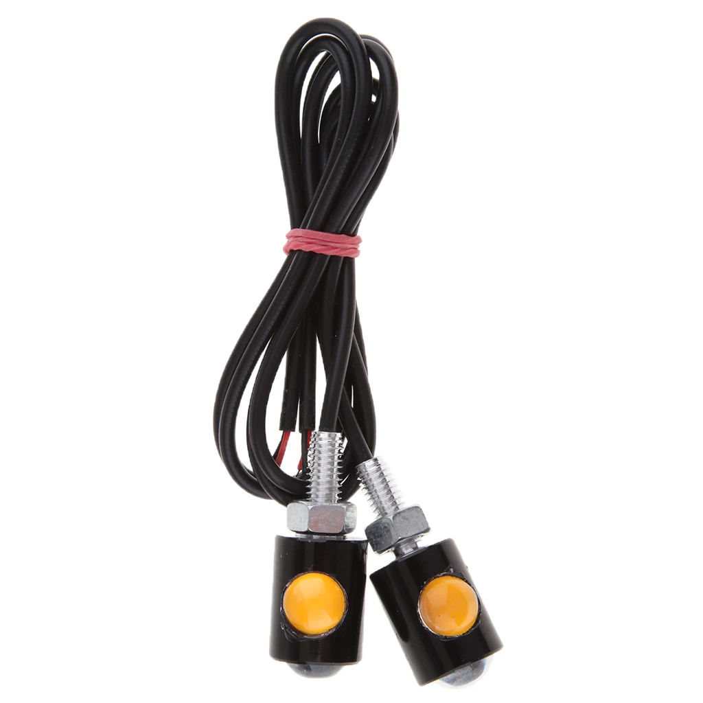 1 Pair License Number Plate Light Screw Bolt Bulbs 12V Car Motorcycle For Moto Motorbike Motorcycle Accessories