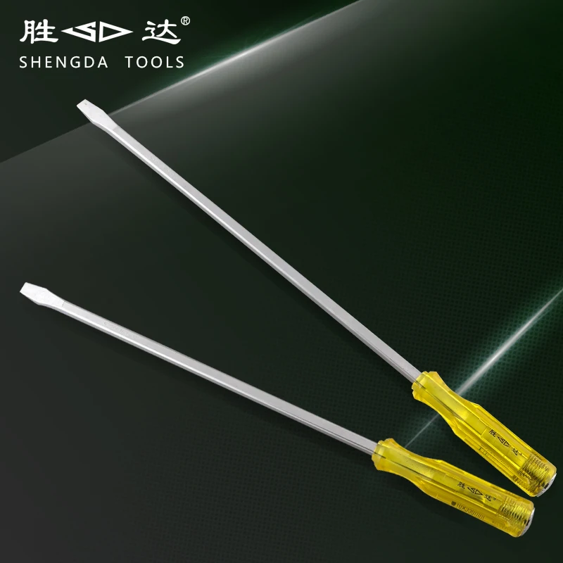 400x10mm CR V Long Big Screwdriver Cross Handle Big Screw Driver Square