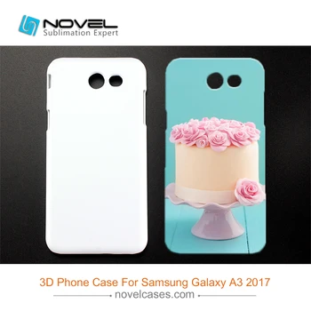 

Newest 3d sublimation polymer case for Samsung A3 2017,diy blank mobile phone case
