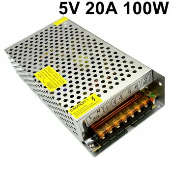 

free shipping 5V 20A 30A 100W 150W Switching Power Supply AC 110V 220V input dc transformer Driver for LED Strip light display