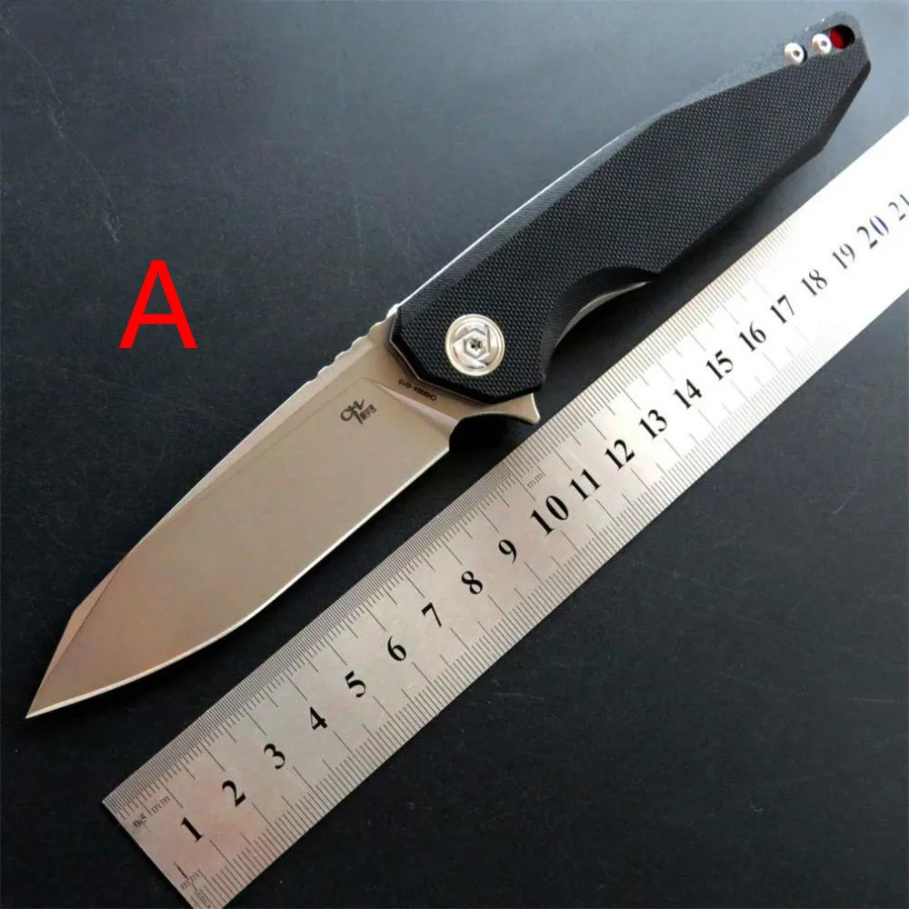 

Best-selling CH3004 G10 handle sharp folding knife High hardness D2 blade folding saber Outdoor portable knife