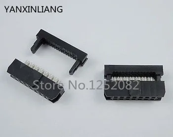 

10 pcs IDC FC Pitch 2.0mm 14 Pin cable Female Header Socket Connector 2x7 pin