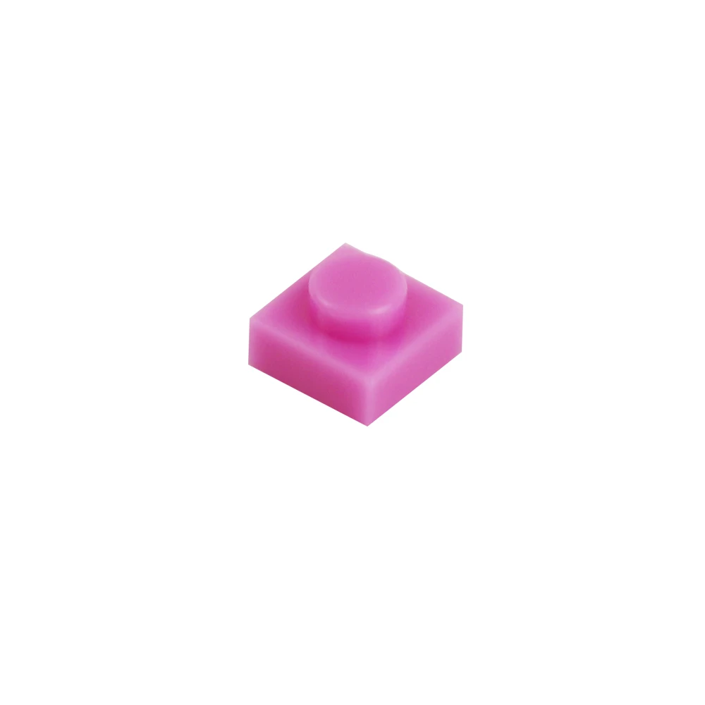 200 шт./лот массовые детали кирпича 3024 пластина 1x1 DIY логотип строительные блоки