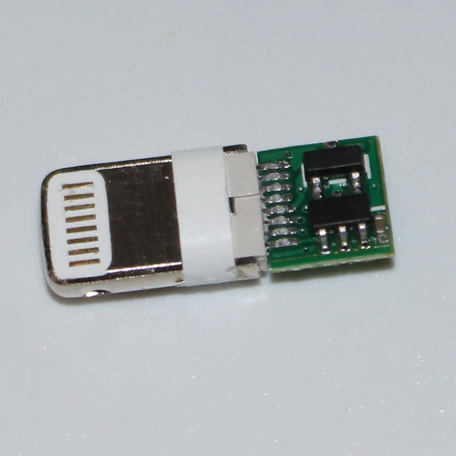 2 комплекта 8Pin штекер USB разъем адаптера конвертер 3 5 мм стерео Тип сварки для iphone