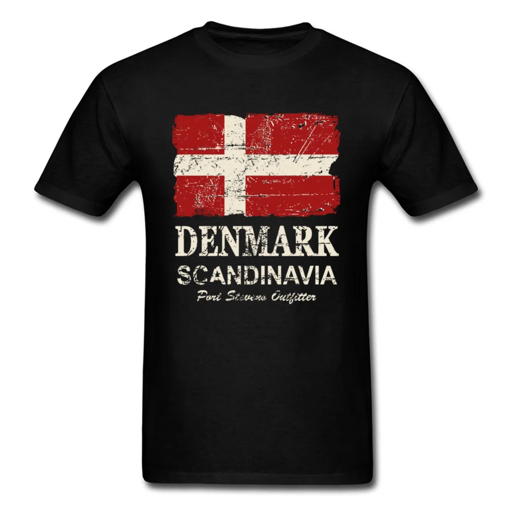 Vintage Denmark Flag_black