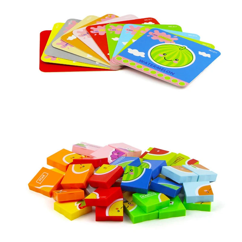 

HOT 41PCS Creative Fruits And Vegetables Children Kid Educational Toy  Best Gift