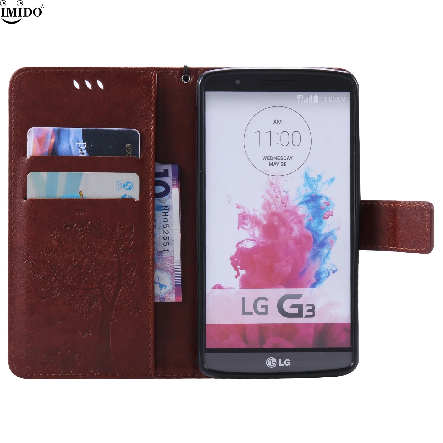 Флип чехол для LG G3 VS985 US990 d855p D852G кошелек из тисненой кожи 5 &quotLG F460S D856 D858 D857 F460K