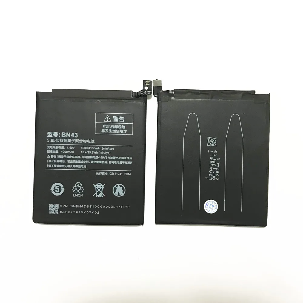 

AYJ BN43 Battery For Xiaomi Redmi Note 4X For Hongmi Note4X 4100mAh Lithium Polymer Replacement Bateria with Tools