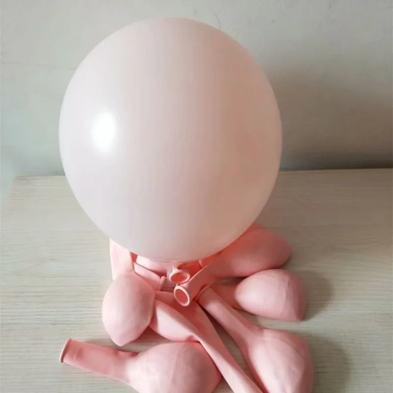 

Light pink balloons 50pcs / lot 12 inch round latex macaron balloon girl birthday party ballon wedding decoration baby shower