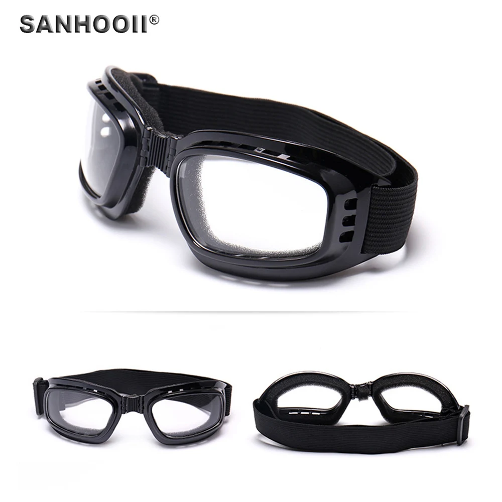 Защитные очки, тактические прозрачные очки, защита от ветра, пыли, для мотоцикла, для езды на велосипеде, для спорта на открытом воздухе, прозрачный серый цвет