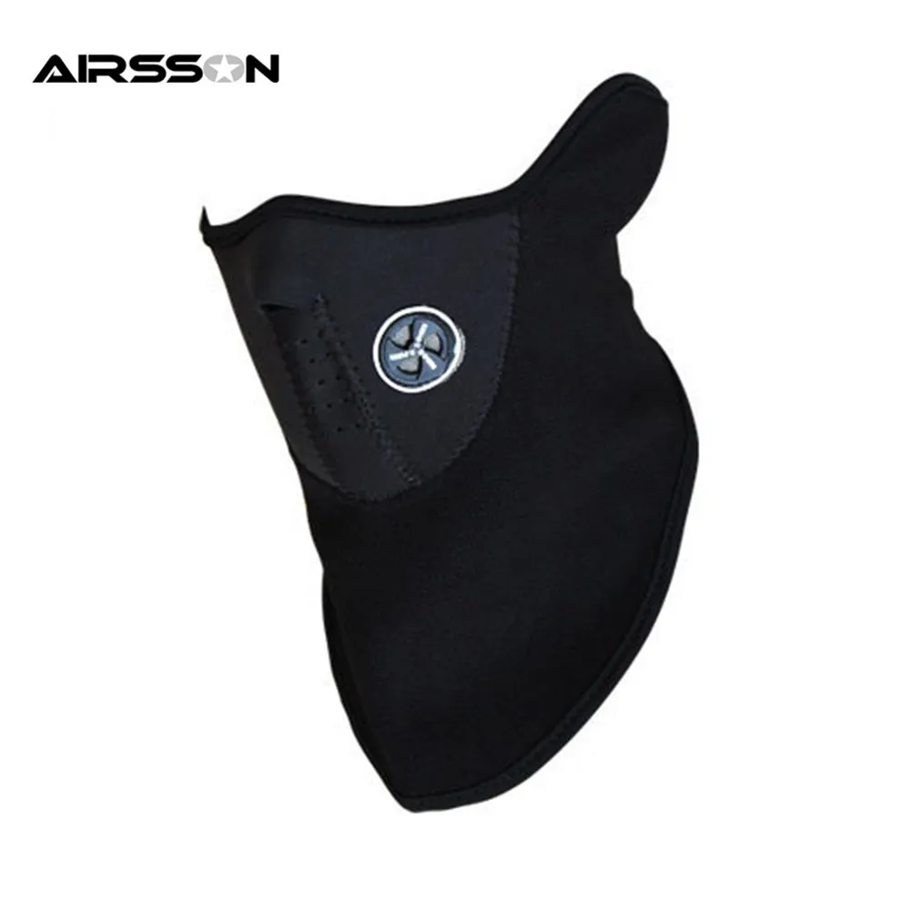 Airsoft Warm Fleece Bike Half Face Mask Cover Protection