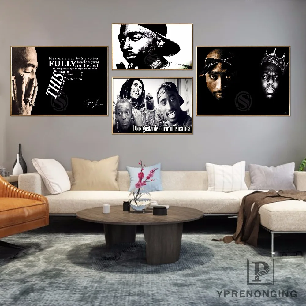 

Canvas Fabric Cloth Poster Custom 2pac tupac Print Silk Fabric Home Decor Poster For Your Living Room#20180327-01