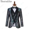 2021 New Formal Suits Men Wedding Suit Slim Fit Business Groom Suit Set XS-5XL Dress Suits Tuxedo For Men (Jacket+Pants+Vest) 2