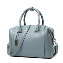 11.11 Super Deal PU Leather Top-handle Bag Luxury Handbags Boston Shoulder Bags