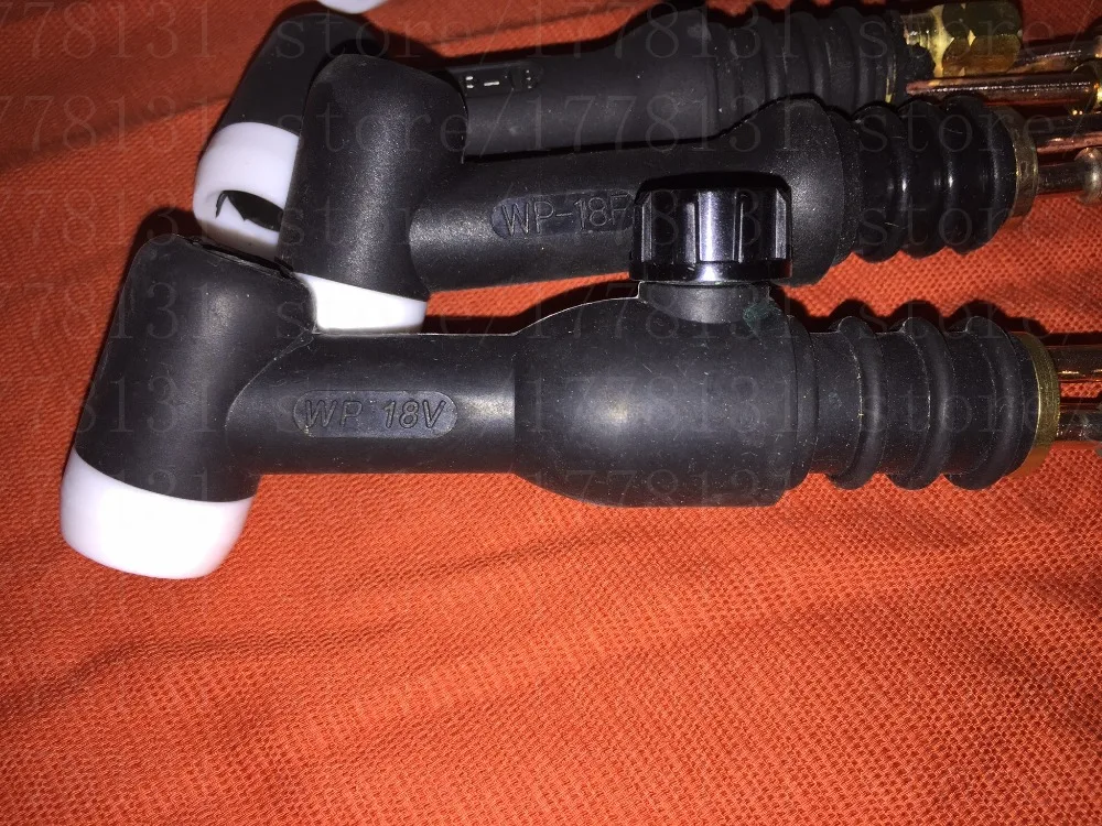 

WP-18V SR-18V TIG Torch Head Body Gas Control Valve 350A Water-Cooled Euro Style
