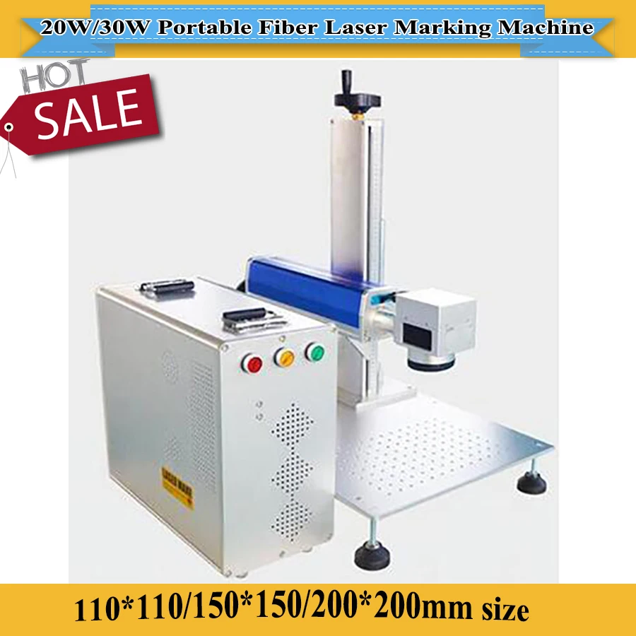 20W 30W Mini Fiber Laser Marking Machine Price Competitive for Metal Engraving From ...