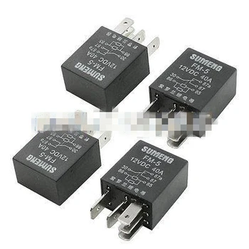 

4PCS Auto Car Truck SPDT Single Pole Double Throw Relay 5 Pin 40A DC 12V 24V FM-5 or with Socket
