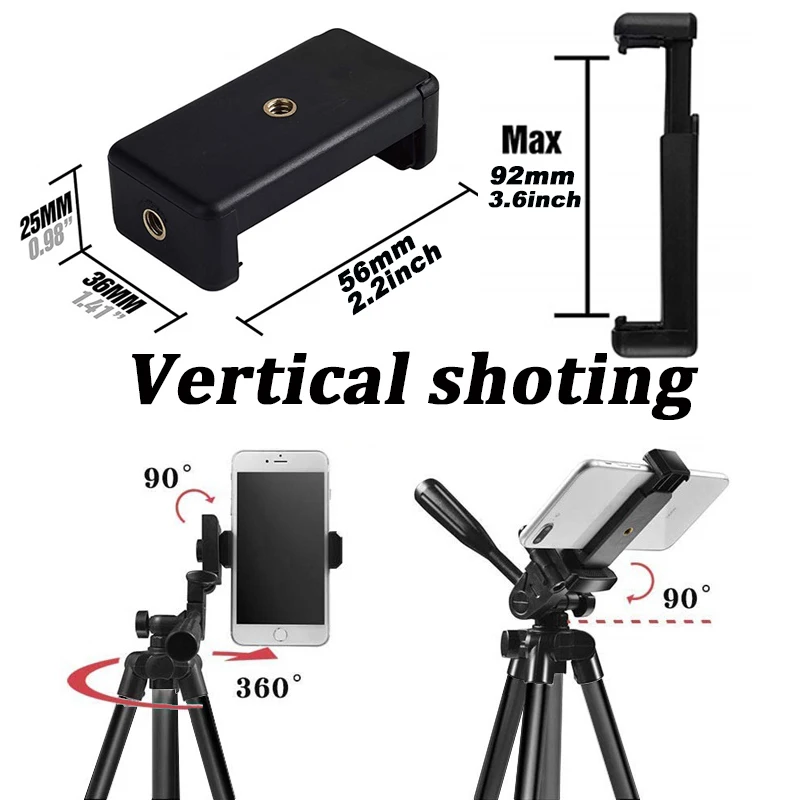 Tanie Statyw telefonu komórkowego stojak 40 cali uniwersalna fotografia dla Gopro iPhone Samsung Xiaomi Huawei telefon aluminiowa podróż Tripode Para