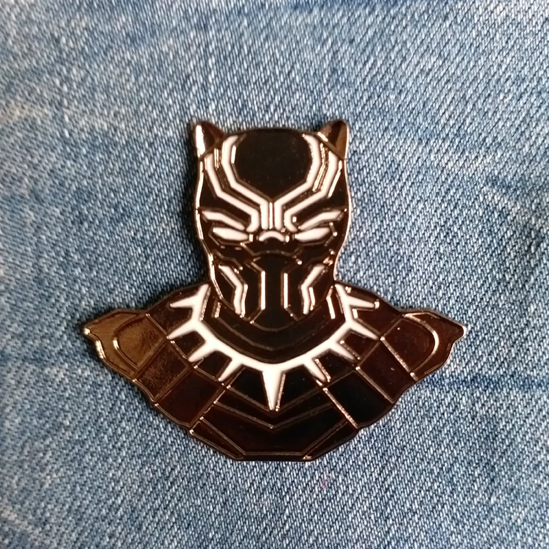 Black panther pins