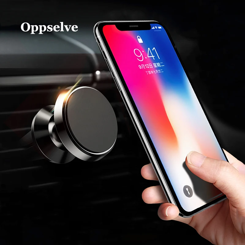

Magnetic Car Phone Holder For iPhone X Samsung Magnet Air Vent Mount Car Holder For Phone in Car Cell Mobile Phone Holder Stand
