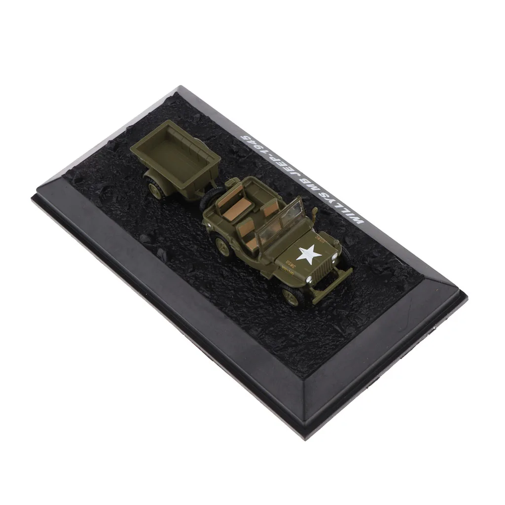 1:72 Willys MB Jeep Модель WWII США армейская модель автомобиля домашний коллекционный