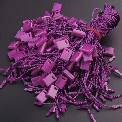 1000 pieces hang tag cord 7 inches quality hang tag string cord for garment price tag seal tag 