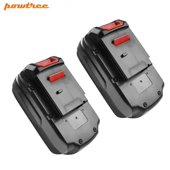 

Powtree For Porter Cable 2 Pack 18V 2000 mAh PC18B Cordless Power Tool Li-Lon Battery Replacement PCC489N PCMVC PCXMVC PC18BLEX