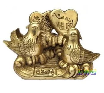 

Help the marriage decoration light copper ornaments Yuanyang Wang love couples a harmonious union lasting a hundred years increa