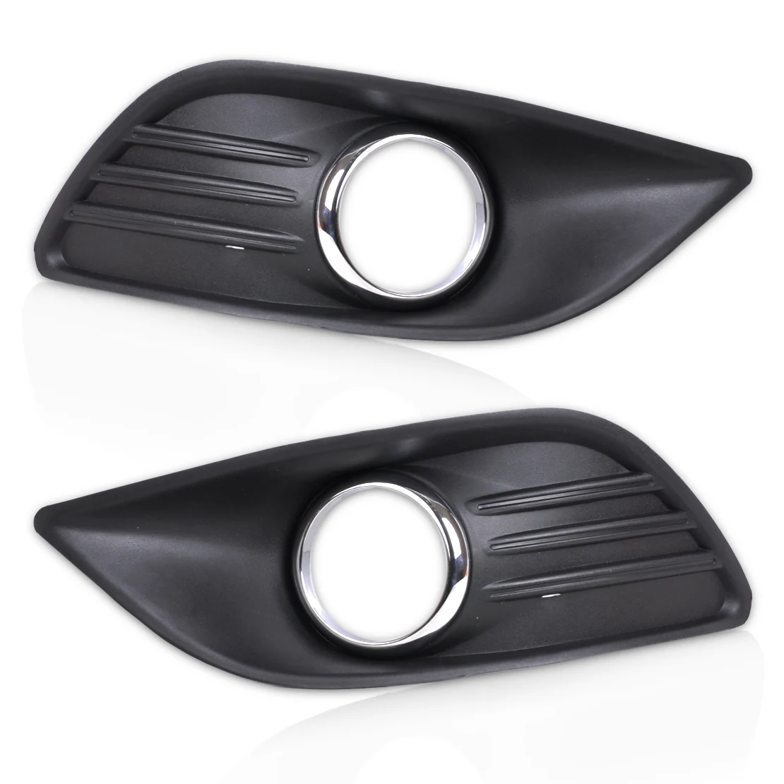 Baratos DWCX lado derecho e izquierdo parachoques antiniebla lámpara cubierta parrilla para Ford Focus Sedan 2009 2010 1011