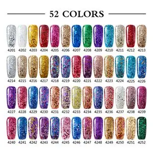 Ibdgel блестящим алмазным напылением УФ-гель для ногтей Серебряный Алмазный гель для ногтей Полировка для ногтей Отмачивание от 52 цветов Гель-лак - Цвет: Remark 1 color