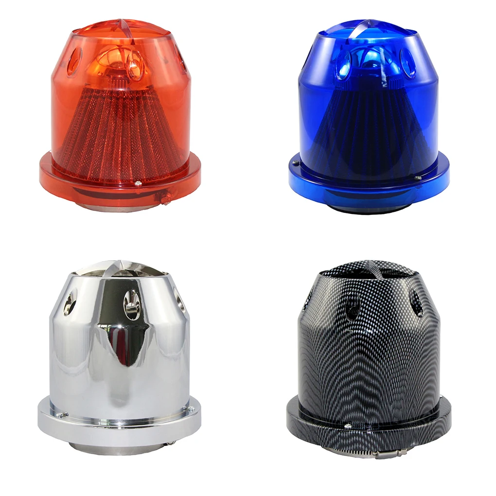 

3 Inches 76mm Diameter High Flow Cold Air Intake Filter Plastic Nonwoven Cloth Filter Car Accessories